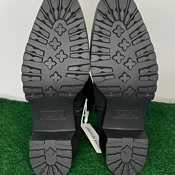 Andre Assous Milana Women's Boots Fur Trim/fold down Water Resistant Suede 6 NEW - Picture 7 of 16